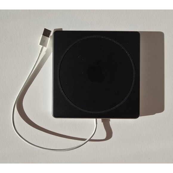 Apple USB SuperDrive (A1379) USB 2.0 External Optical CD-RW/DVD-RW Burner Tested - Picture 2 of 3